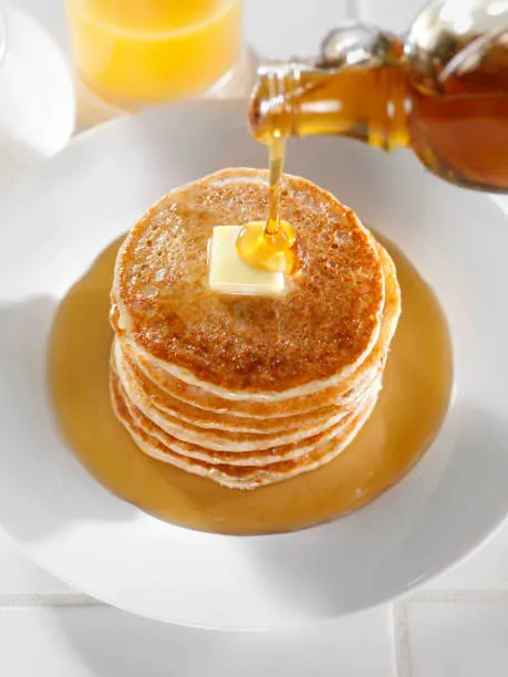 Pancakes with Maple Syrup